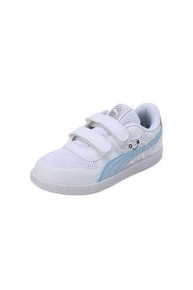 funblast blended lace up boys sports shoes - white