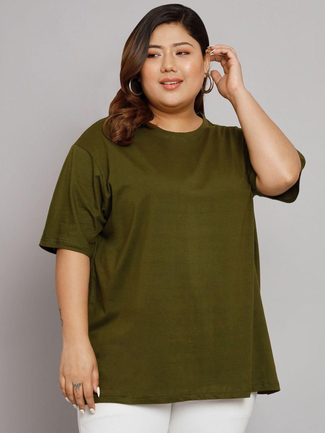 funday fashion drop shoulder oversized loose cotton t-shirt