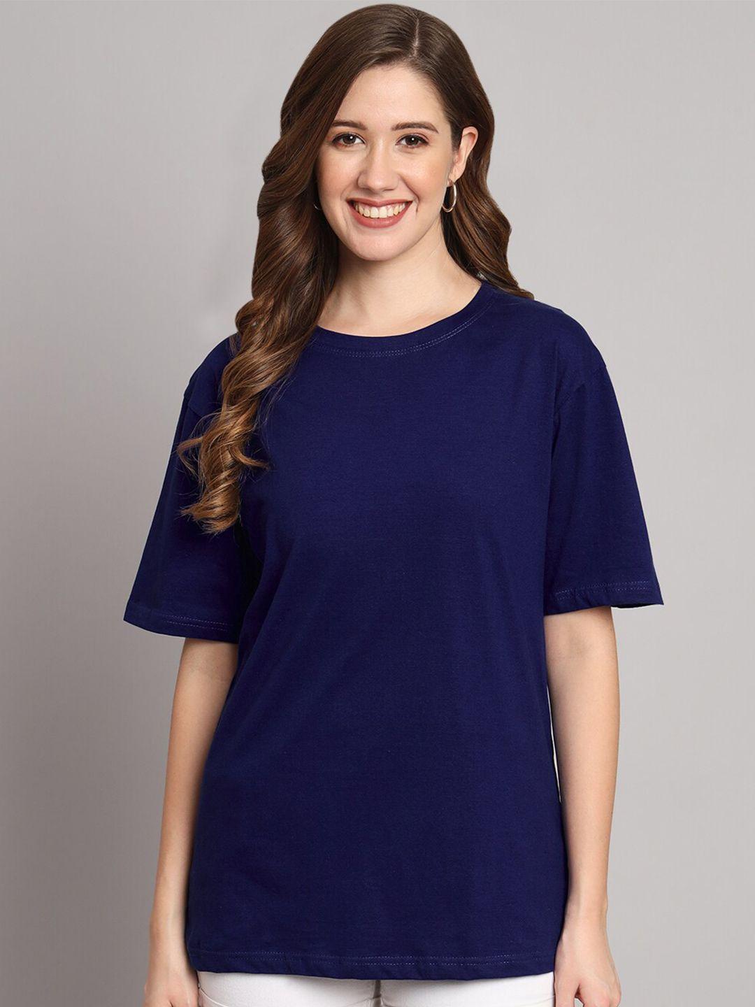 funday fashion round neck organic cotton oversized t-shirt