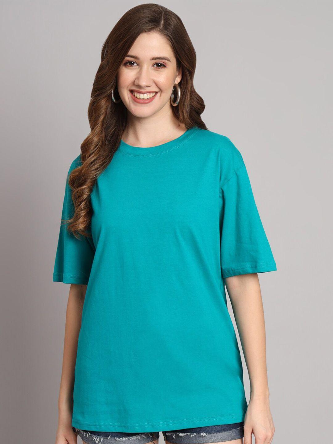 funday fashion round neck organic cotton oversized t-shirt