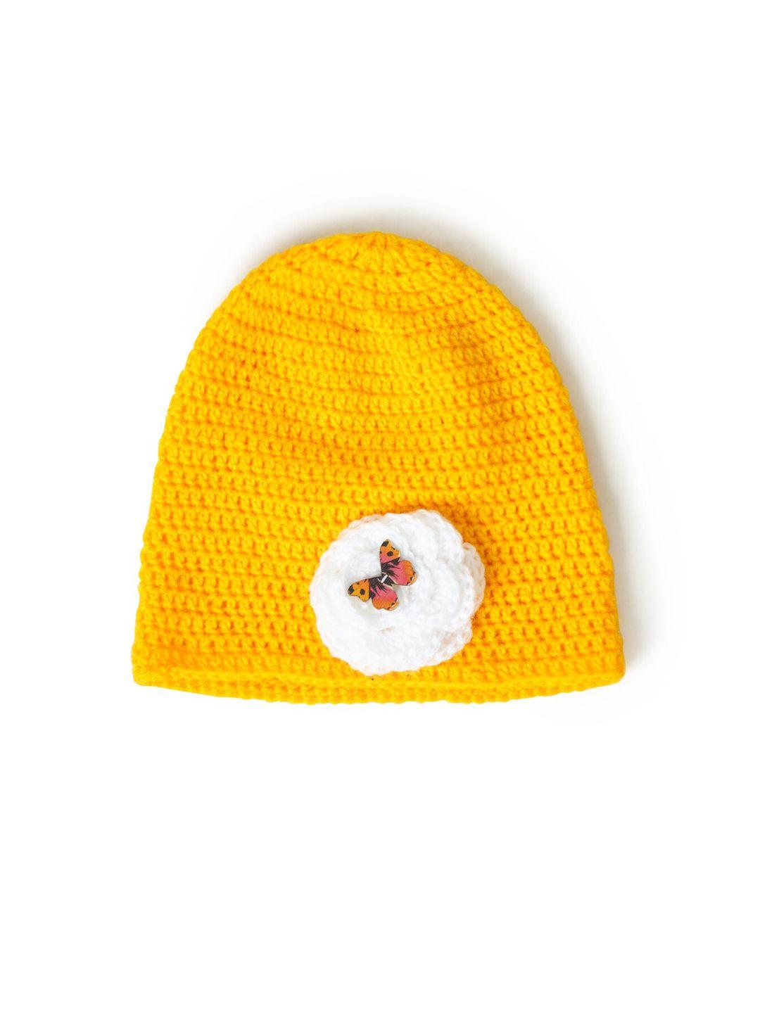 funkrafts girls self design woollen beanie