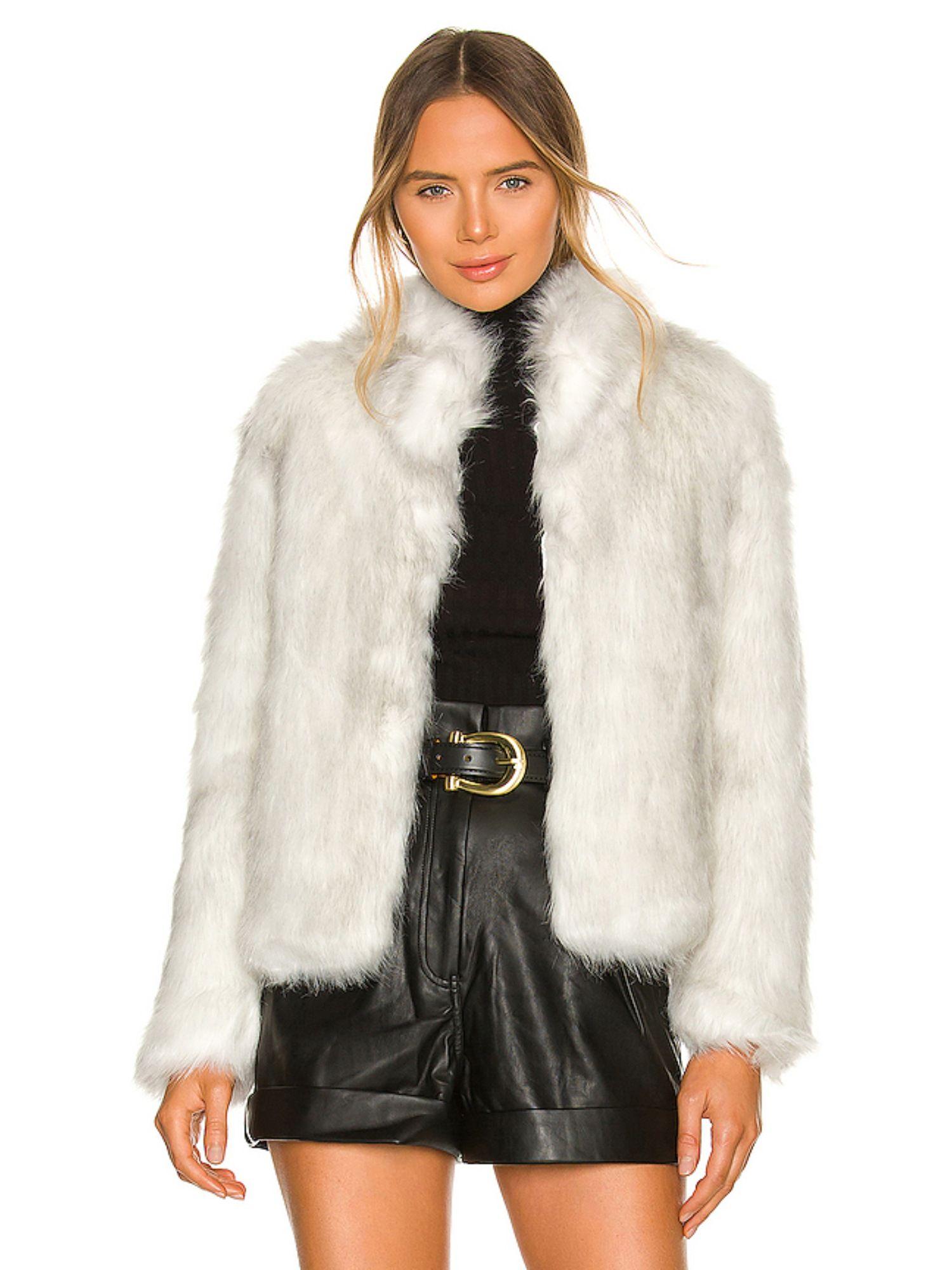 fur delish faux fur jacket