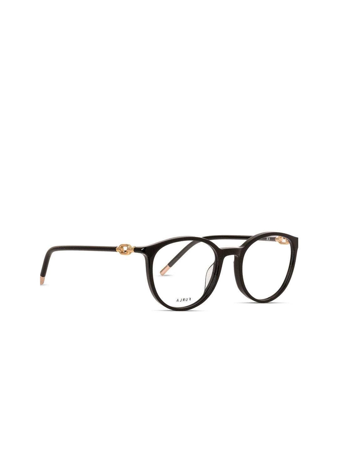 furla women full rim round frames