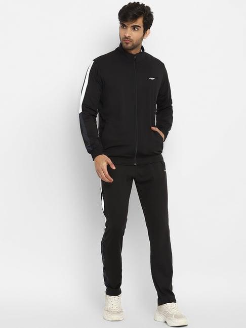 furo by red chief black regular fit tracksuit