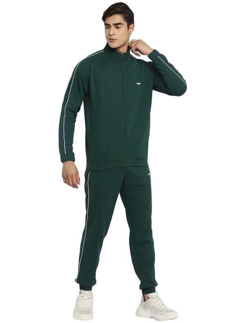 furo by red chief dark green regular fit tracksuits