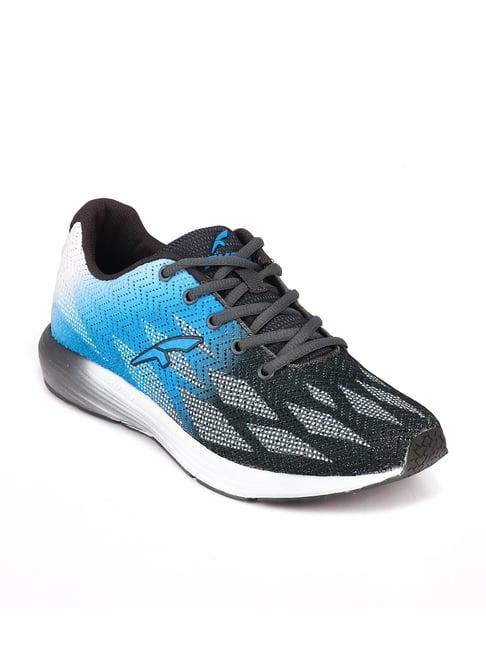 furo by red chief dark grey & blue running shoes