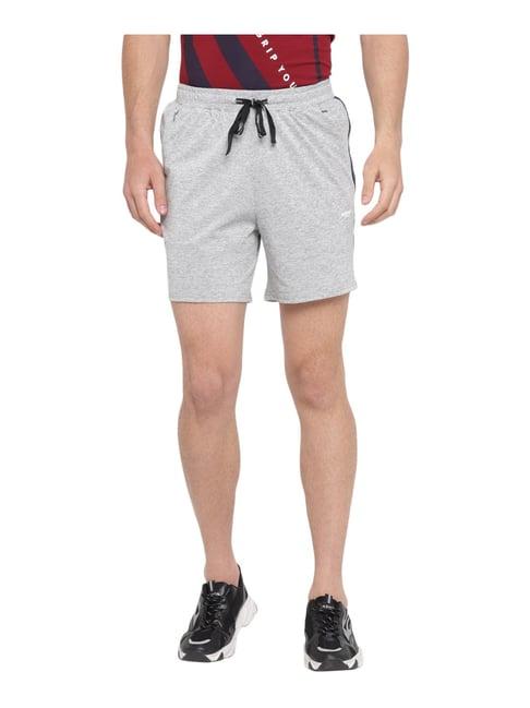 furo by red chief grey comfort fit sports shorts