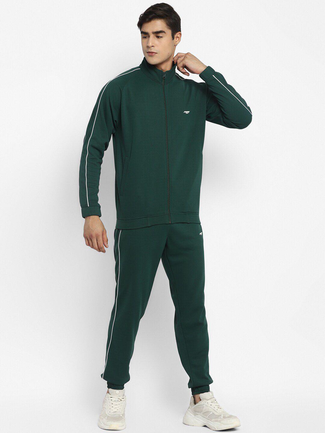 furo by red chief men dark green solid tracksuits