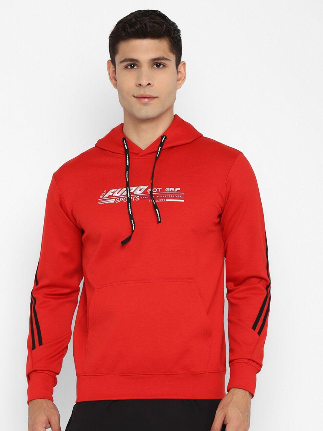 furo by red chief men red hooded sweatshirt