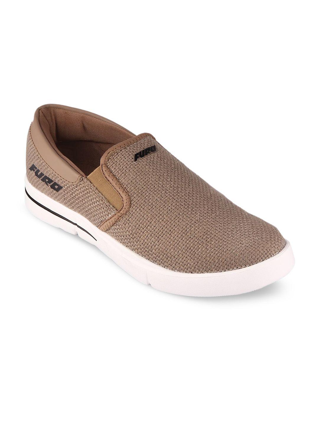 furo by red chief men woven design lightweight comfort insole slip-on sneakers