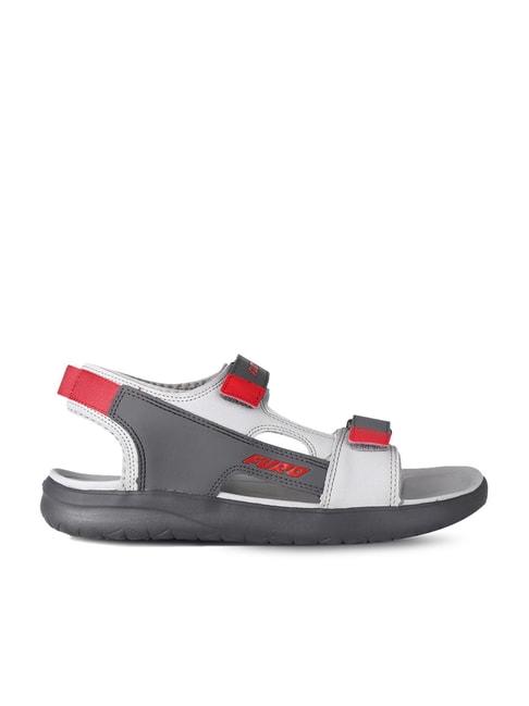 furo by red chief men's grey floater sandals