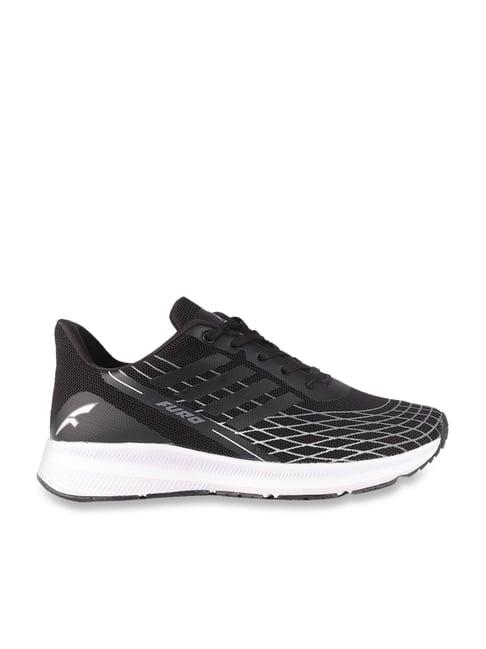 furo by red chief men's ink black running shoes