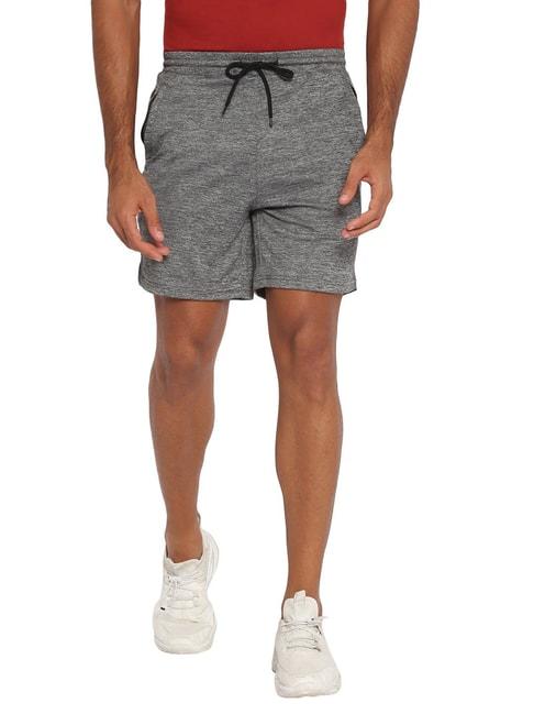 furo by red chief regular fit grey melange shorts for men (f170024 g00378)