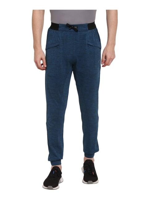 furo by red chief blue comfort fit self pattern sports joggers