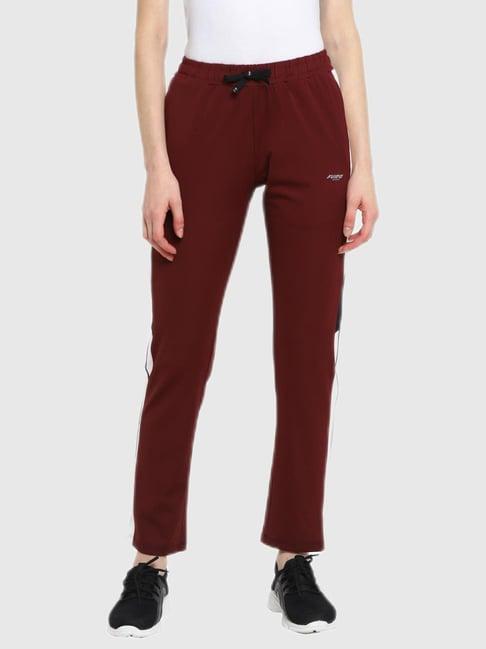 furo by red chief maroon regular fit trackpants