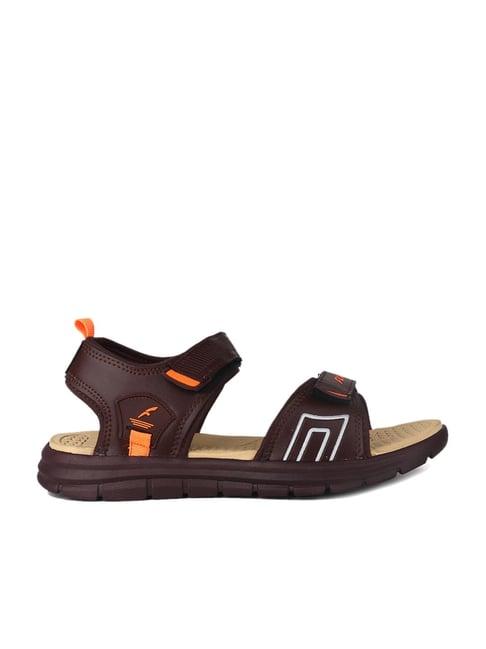furo by red chief men's brown floater sandals