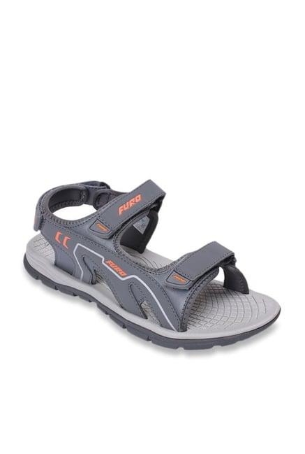 furo by red chief men's grey floater sandals