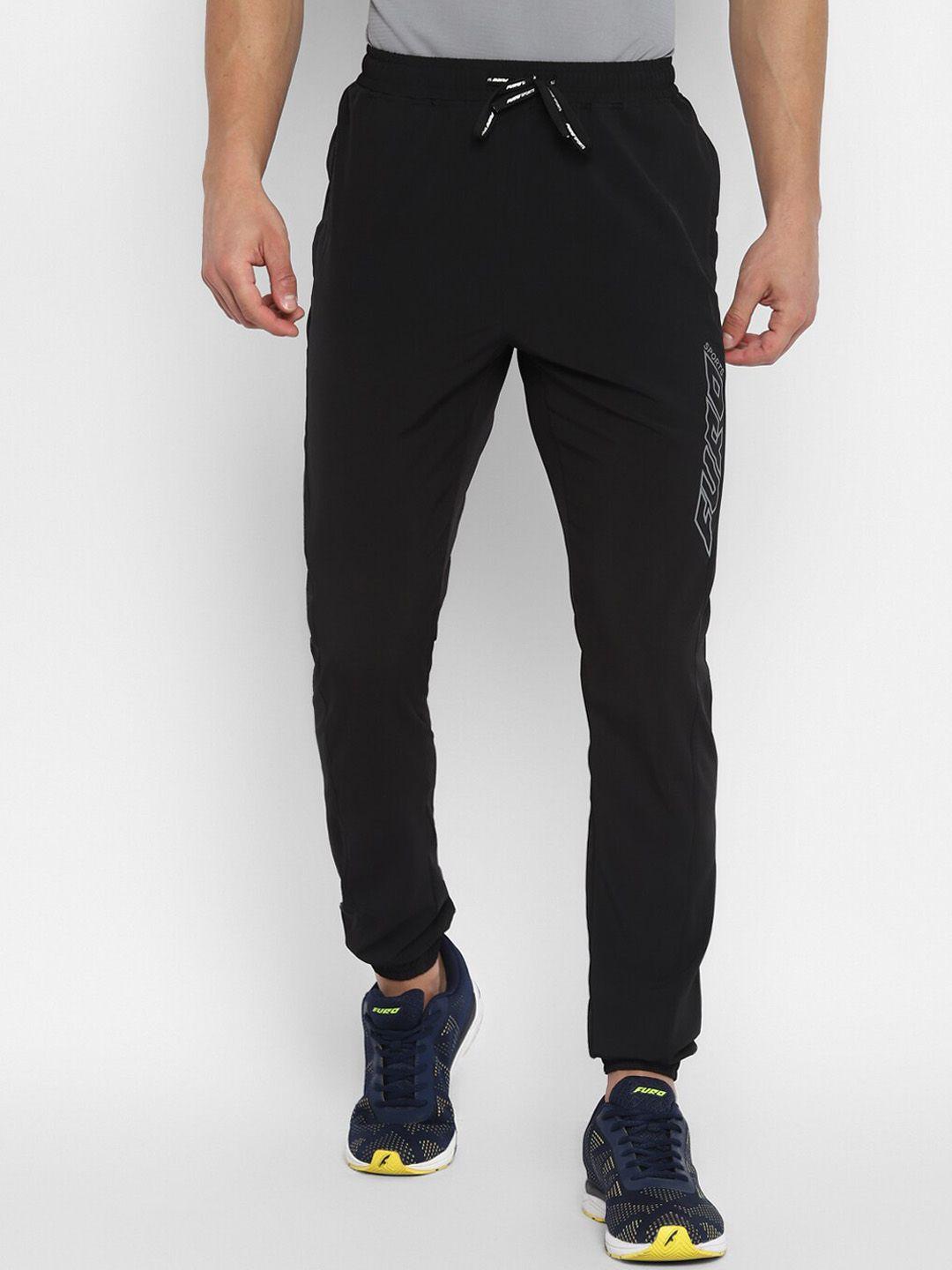 furo by red chief men black solid joggers