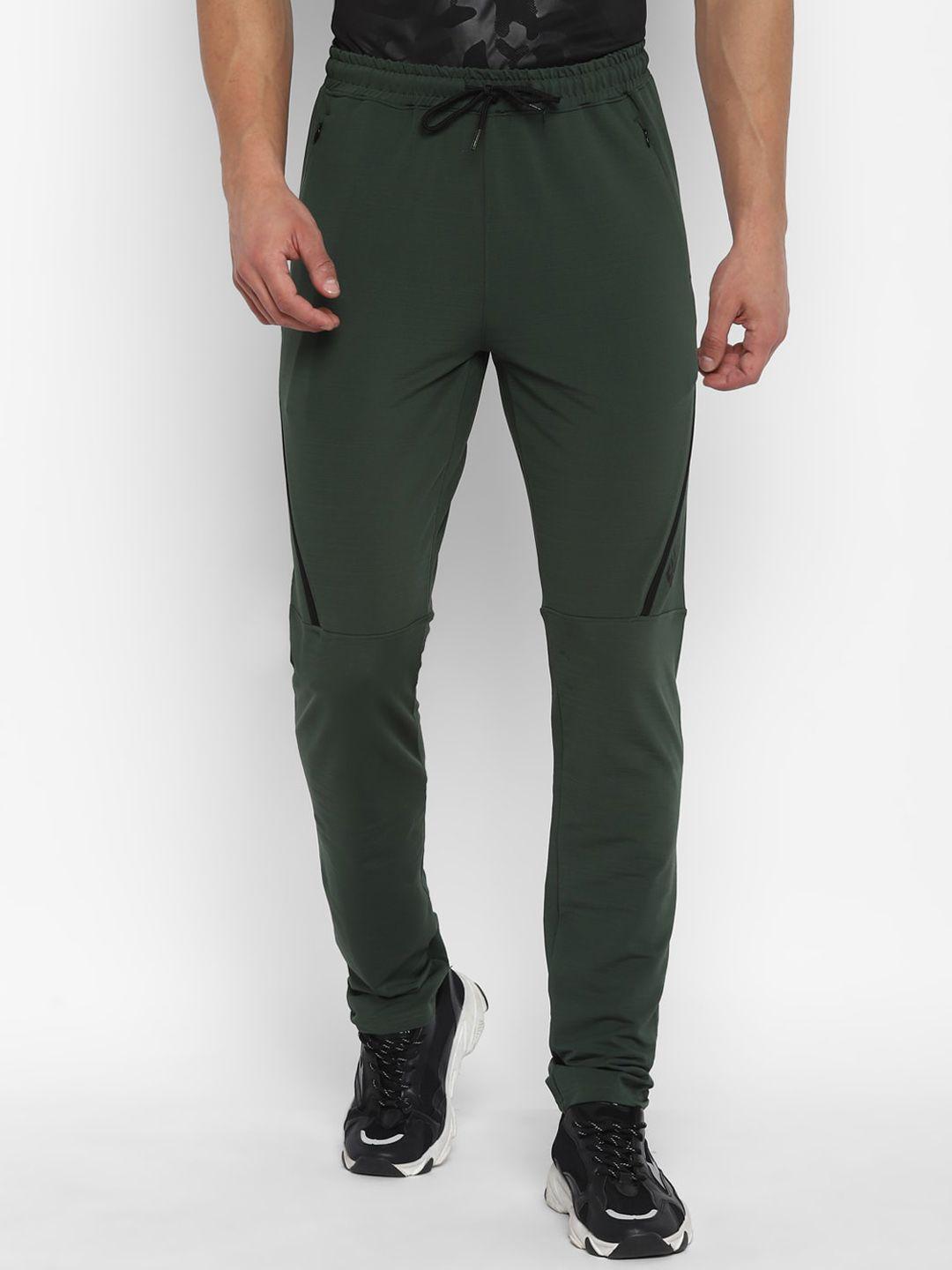 furo by red chief men green solid track pants