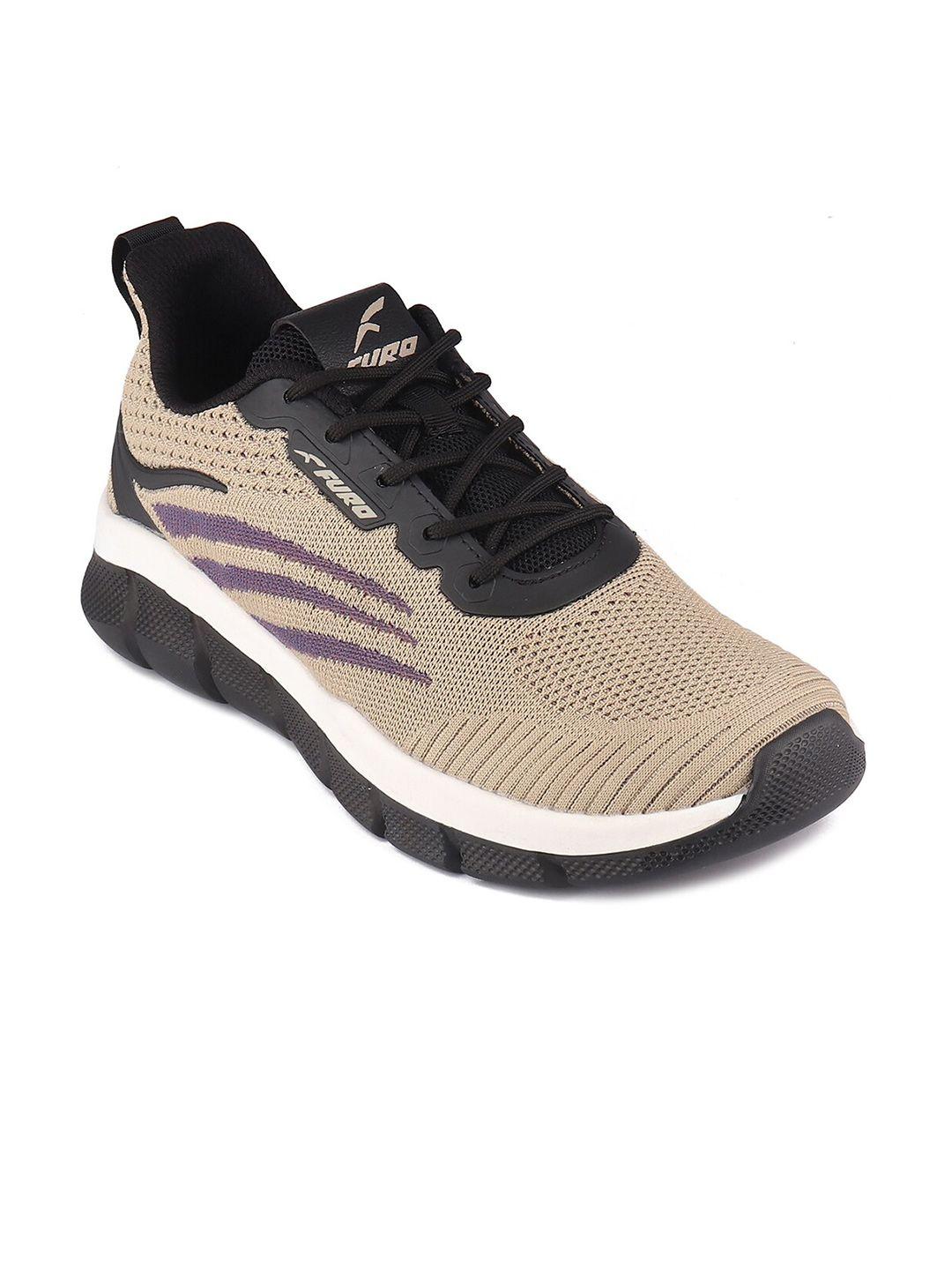 furo by red chief men taupe mesh running sports shoes