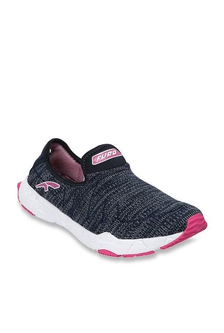 furo by red chief women's navy & grey running shoes