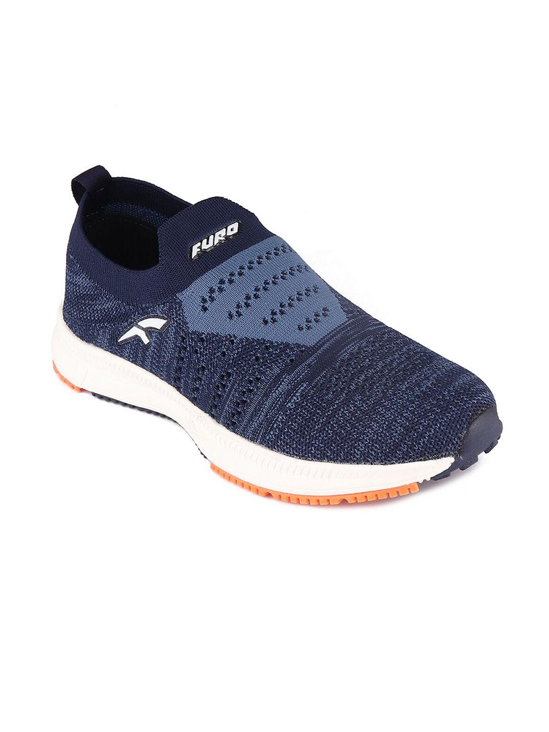 furo by red chief women navy blue mesh walking shoes