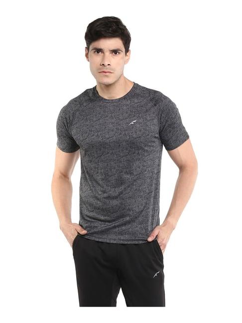 furo grey regular fit round neck t-shirt