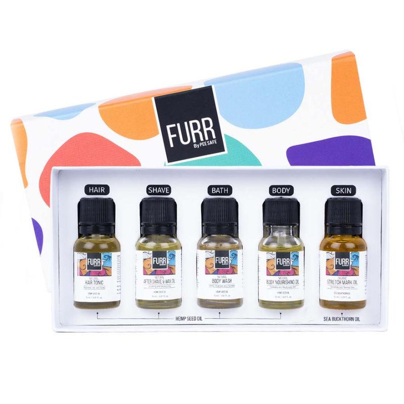 furr essential nourishment kit | blend of natural oils (5 pcs)