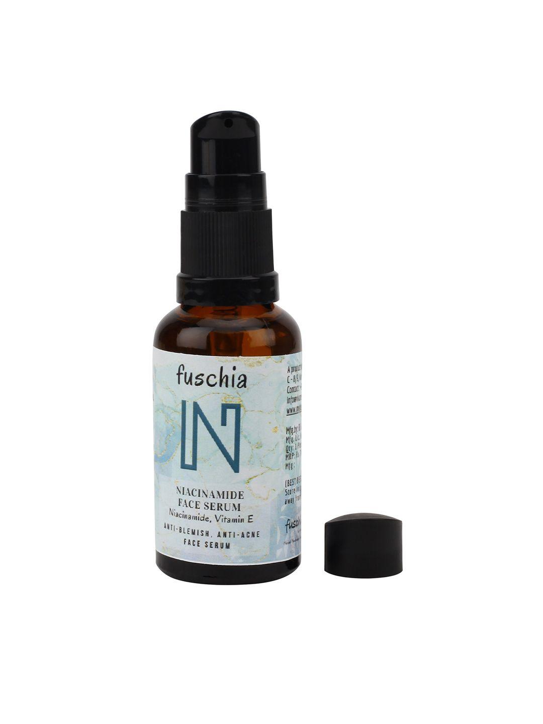 fuschia niacinamide anti blemish & anti acne face serum with vitamin e - 30ml