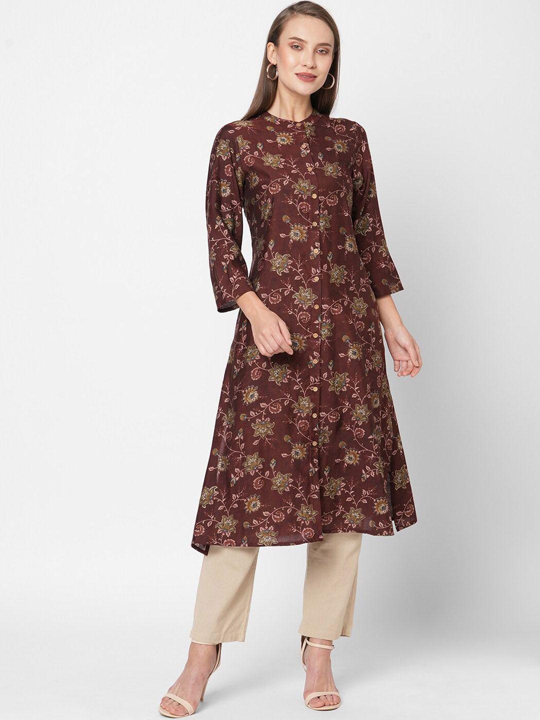 fusion beats women floral printed kurta