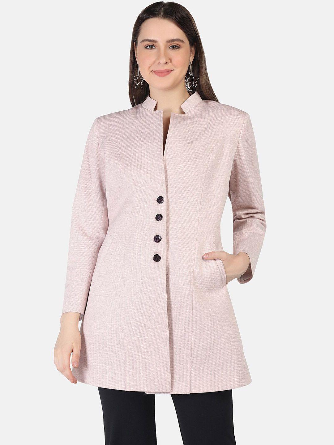 futuro women mandarin collar coat