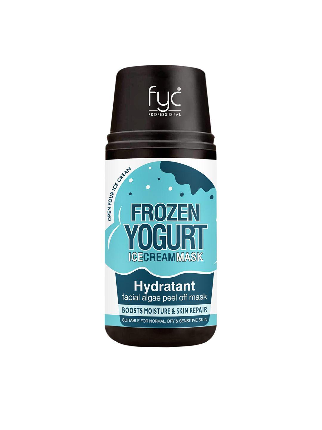 fyc professional frozen yogurt hydratant ice cream peel-off mask with wheatgerm - 200 ml
