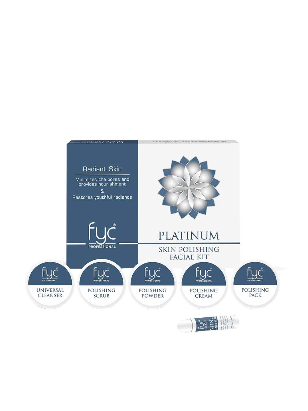 fyc professional platinum skin polishing facial kit 260g