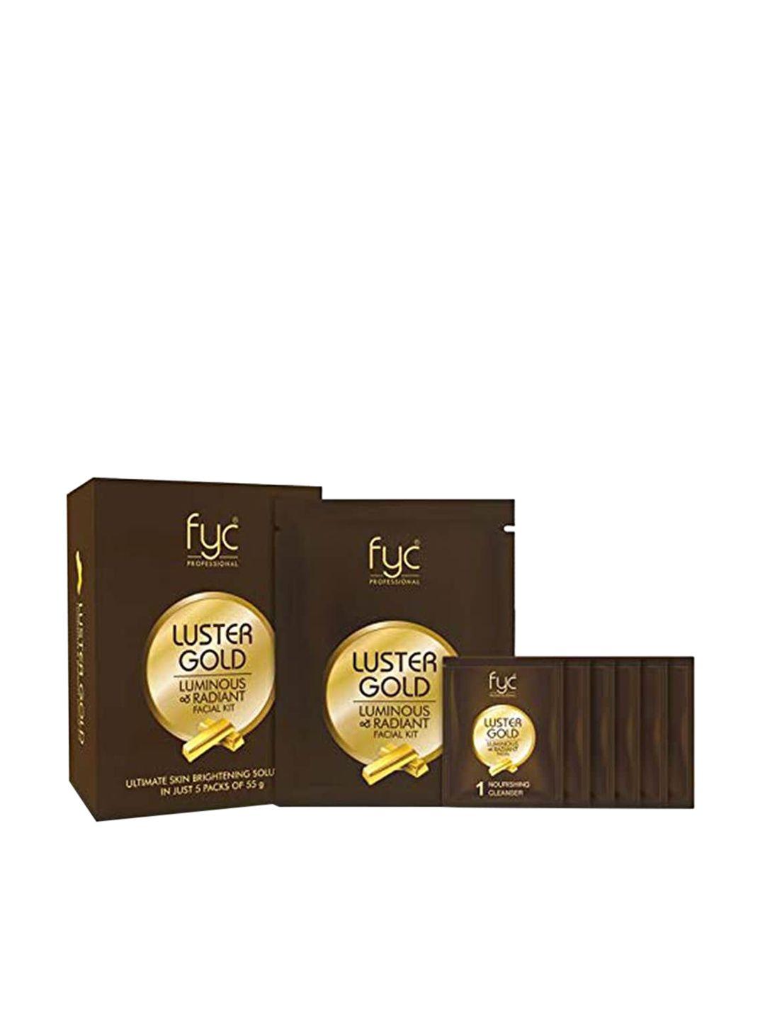 fyc professional luster glow of gold facial kit-55 gm