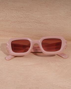 fzsg063c uv-protected full-rim square sunglasses