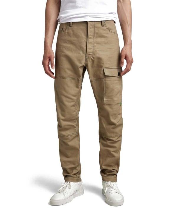 g-star raw khaki regular fit cargos