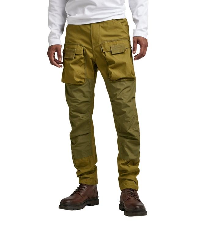 g-star raw smoke olive tapered fit cargos