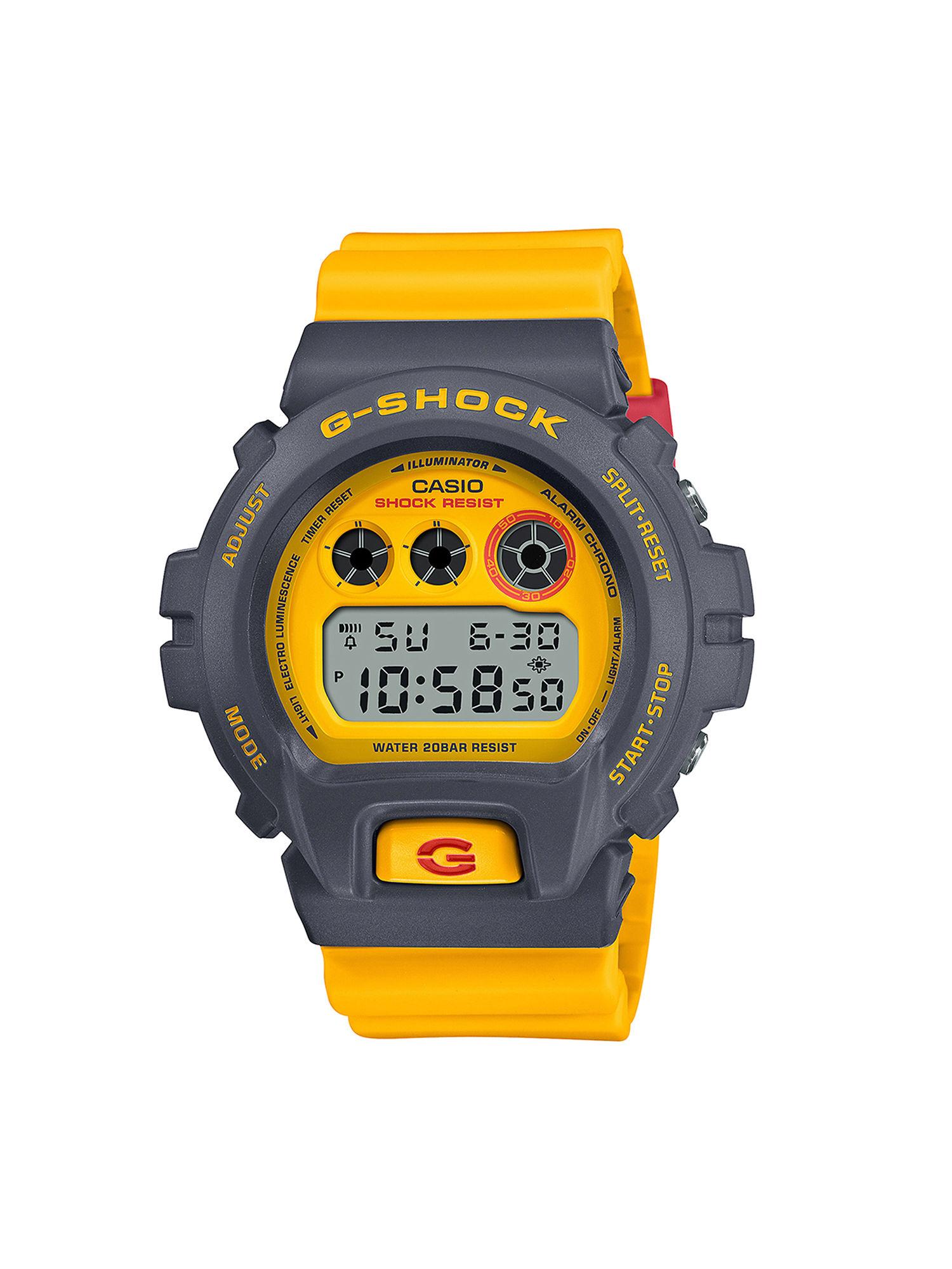g1337 g-shock dw-6900y-9dr digital watch - for men
