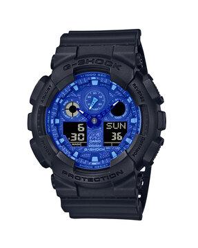 ga-100bp-1adr water-resistant chronograph watch