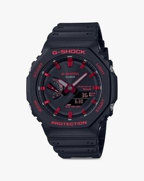 ga-b2100bnr-1adr analogue-digital watch with pin-tuck clasp closure