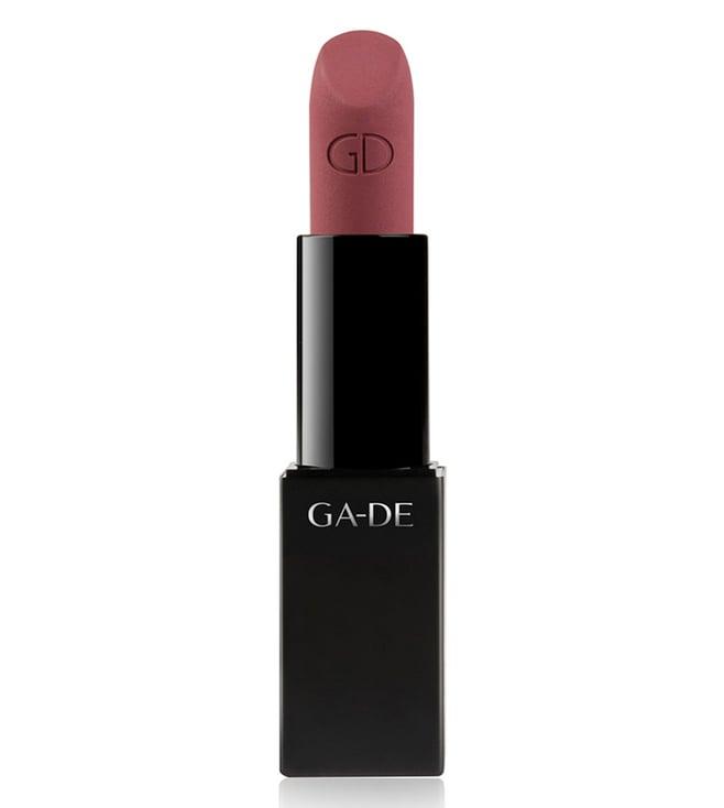 ga-de velveteen pure matte lipstick 757 baroque rose - 4 gm