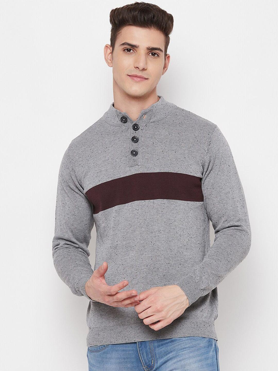 gabble & wolsh mock collar pure cotton pullover