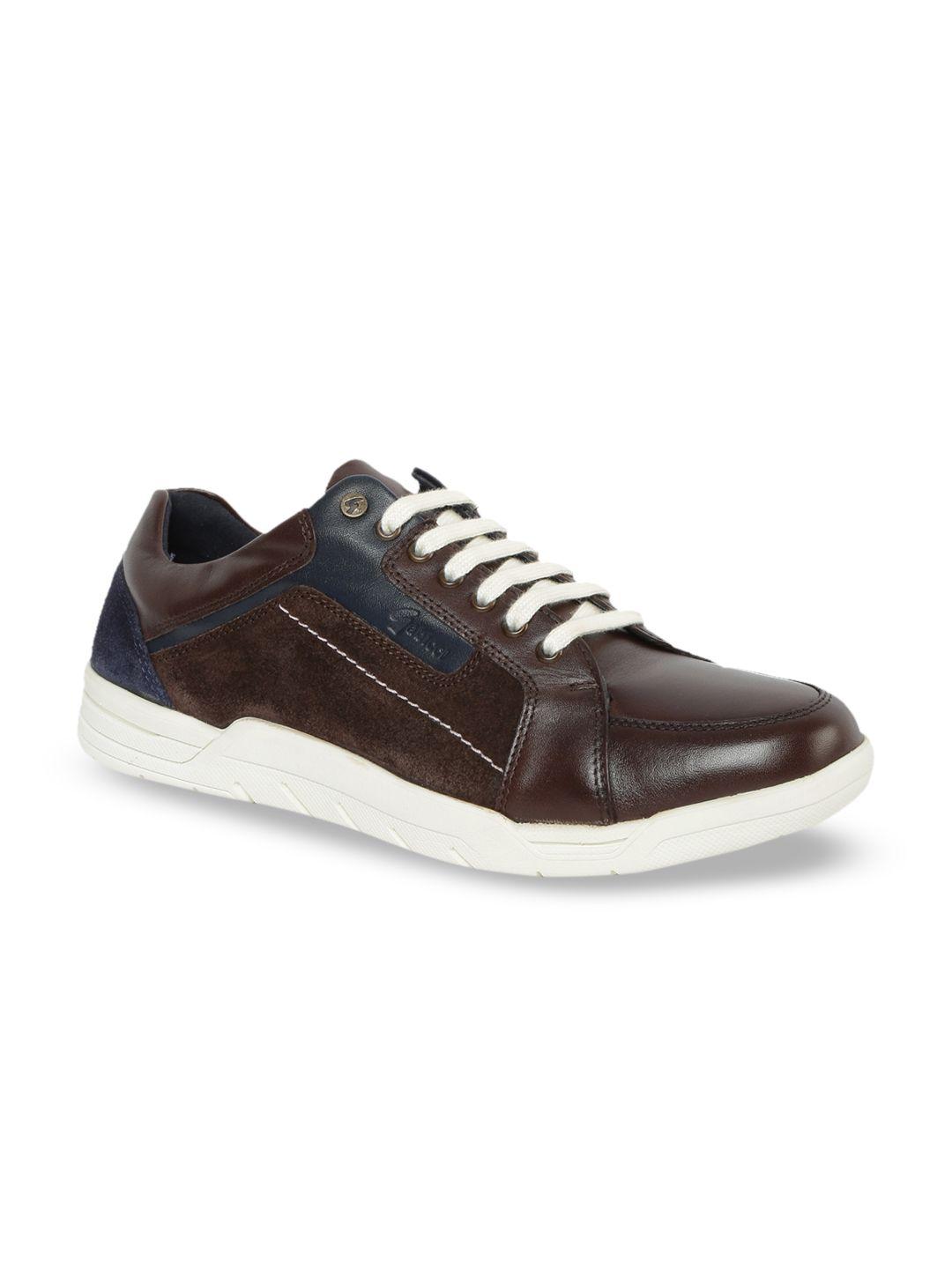 gabicci men brown leather sneakers
