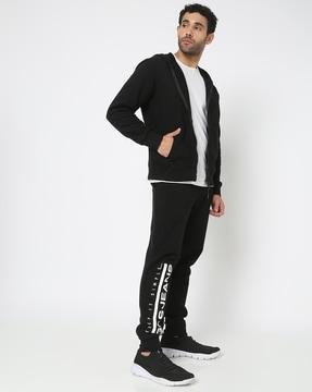 gael joggers with elasticated drawstring waist