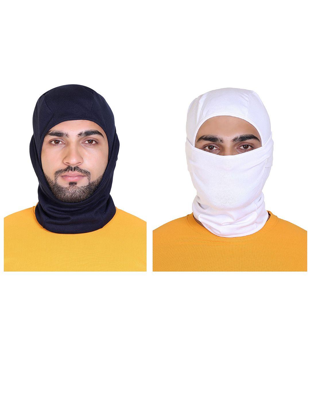 gajraj pack of 2 reusable cotton balaclava full face masks