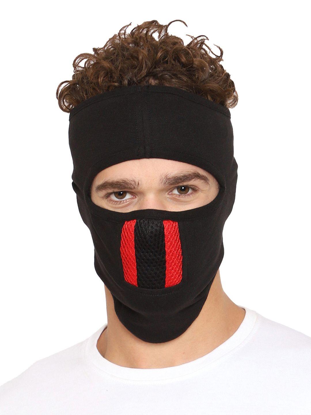 gajraj 1-ply anti pollution cotton reusable full face mask with air filter mesh