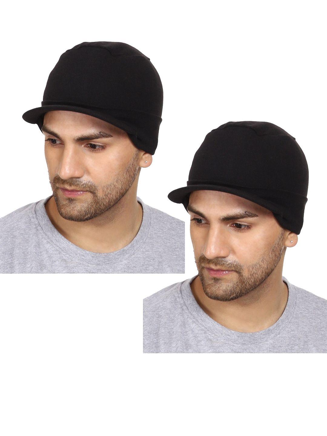 gajraj pack of 2 cotton visor caps