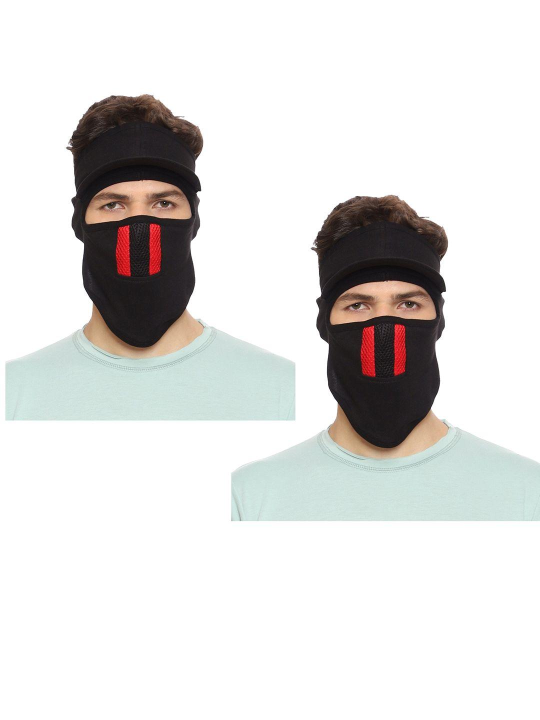 gajraj set of 2 single-ply cotton outdoor face masks