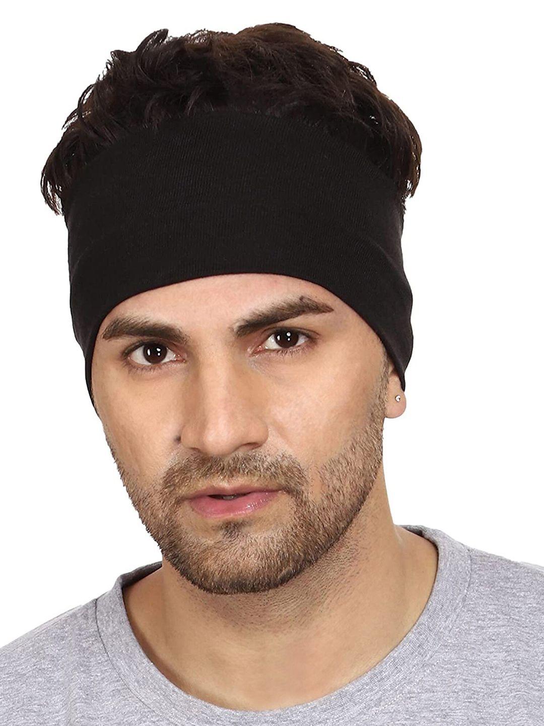 gajraj sweat absorbent quick dry stretch-fit cotton headband