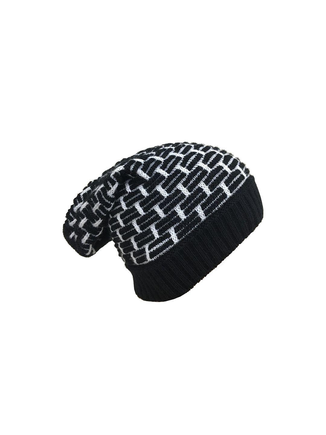 gajraj unisex self design acrylic beanie